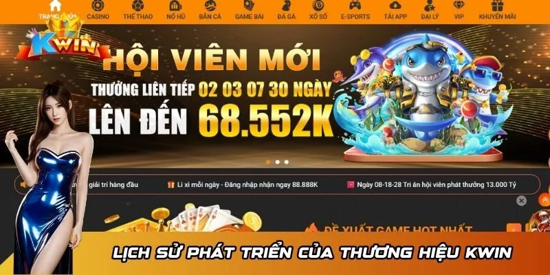 KWIN 10 Lịch sử phát triển của thương hiệu giải trí KWIN