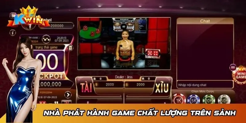 Tài xỉu 3 Nhà phát hành game chất lượng trên sảnh